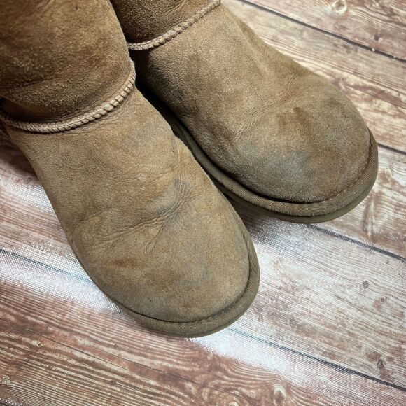 UGG Australia Womens Classic Tall 5815 Chestnut Boots Size 7 EU 38 - Picture 13 of 13